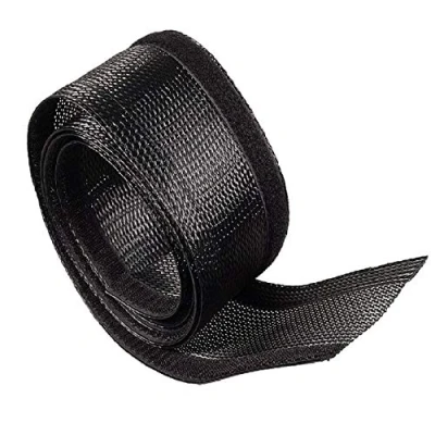 Image de Maclean mctv de 675 Organisateur Goulette Boîtier pour câble 1.8 m 85 mm (Noir)
