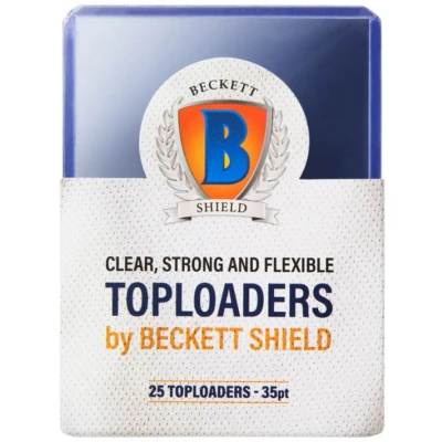 Afbeelding van Beckett Shield Card Sleeves Toploader 35pt
