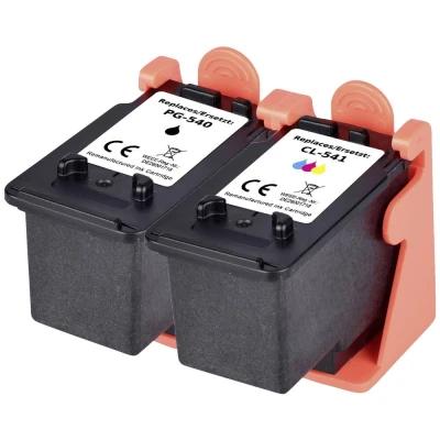 Afbeelding van Renkforce Inktcartridge vervangt Canon PG 540, CL 541 Compatibel Combipack Zwart, Cyaan, Magenta, Geel RF 5628790