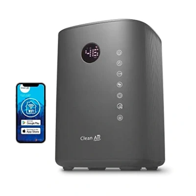 Afbeelding van Clean Air Optima® CA 605T Smart Top Filling 3in1: Luchtbevochtiger met Ionisator, UVC lamp en Aromatherapie Topdesign!