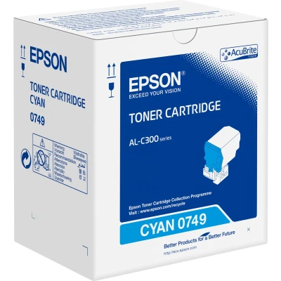 Afbeelding van Epson C13S050749 AL C300 Toner cyaan