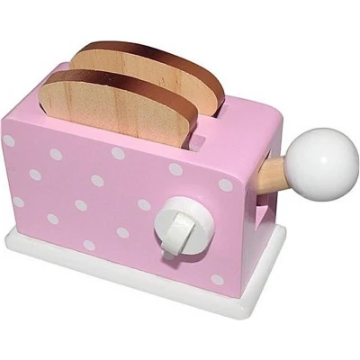 Afbeelding van Simply For Kids Houten Broodrooster + Brood Roze