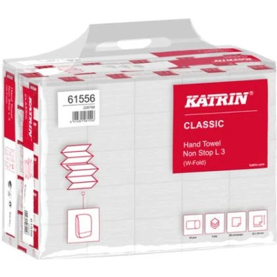 Afbeelding van Katrin Handdoeken W Vouw Interfold Classic Non Stop L 3, Huishoudelijk papier, Wit
