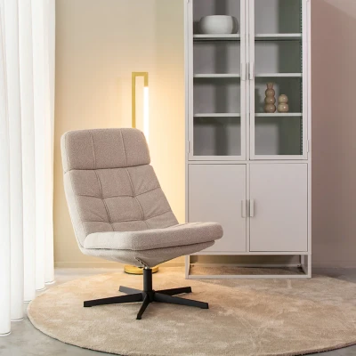Afbeelding van LABEL51 Fauteuil Alvar Naturel Boucle