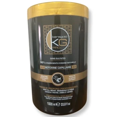 Afbeelding van Keragold Pro Capilaire BOTOXINE zonder sulfaten 96% natuurlijke ingrediënten 1000 ml (AB keratine en knoflookextract)