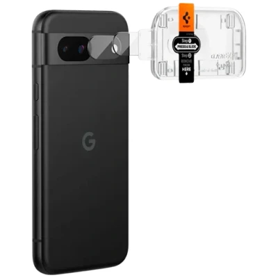 Afbeelding van Spigen EZ Fit Gehard Glas Clear Screenprotector Camera Google Pixel 8a