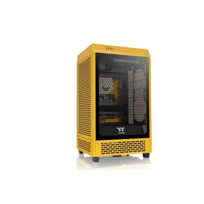 Afbeelding van Thermaltake The tower 200 Mini Gaming behuizing Geel 2 voorgeïnstalleerde ventilators