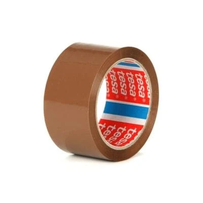 Image de TESA 64014 Ruban d&#039;étanchéité pour boîtes en acrylique à base d&#039;eau, silencieux, brun 50 mm x 66 m 00039 00