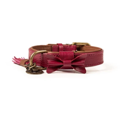 Afbeelding van Dwam Halsband Bonnie Bordeaux Hondenhalsband 29 33x2.5 cm