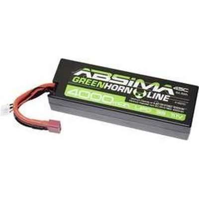 Afbeelding van Absima LiPo accupack 11.1 V 4000 mAh Aantal cellen: 3 45 C Box hardcase T stekkersysteem