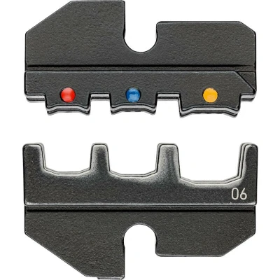 Image de KNIPEX 97 49 06 matrices de sertissage pour cosses et connecteurs câbles isolés