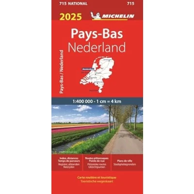 Afbeelding van Nationale kaarten Michelin Wegenkaart 715 Nederland 2025