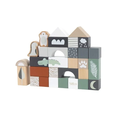 Afbeelding van Tryco Houten Blokken Set Multi 50st