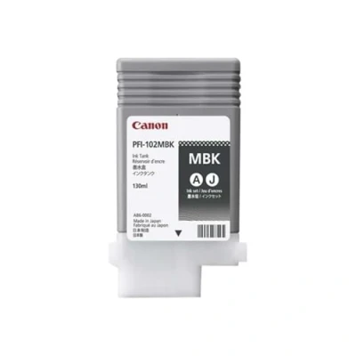 Afbeelding van Canon PFI 102MBK Inktcartridge Mat zwart