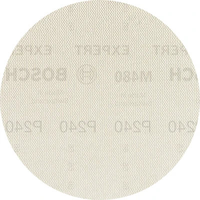 Afbeelding van Bosch Accessories EXPERT M480 2608900686 Schuurnet voor excentrische schuurmachine Ongeperforeerd Korrelgrootte 240 (Ø) 125 mm 50 stuk(s)