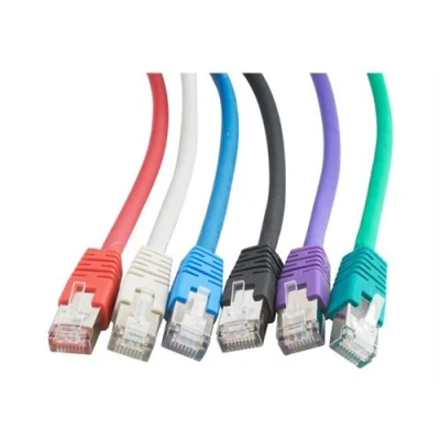 Image de Cablexpert Cordon de raccordement RJ 45 (M) pour 50 cm SFTP CAT 6a moulé, sans halogène gris