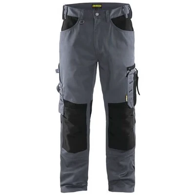 Image de Pantalon artisan sans poche flottante gris/noir