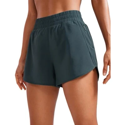 Afbeelding van CRZ YOGA Hardloopshorts voor dames, dolfijn, hoge taille, sneldrogend