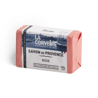 Afbeelding van La Corvette Zeep van de Provence Roos 100 g