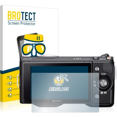 Afbeelding van BROTECT Screenprotector voor Sony Alpha NEX 5 Folie Beschermfolie Beschermglas transparant