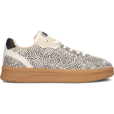Afbeelding van Maruti Sneakers laag, Dames, Maat: 40, Beige Leer