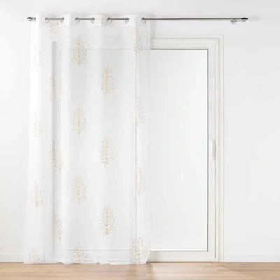 Afbeelding van douceur d&#039;intérieur, Venus gordijn met oogjes (140 x 240 cm), zandvoile