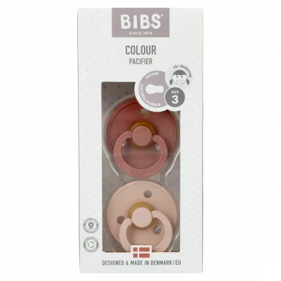 Image de Bibs 3 Sucette Duo Woodchuck Blush