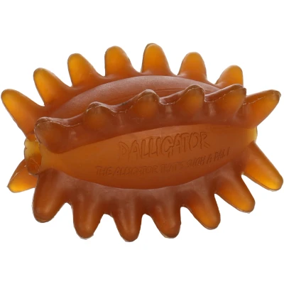 Afbeelding van Flamingo rubber rugby met spikes Rubba 12,5x 7,5x 7,5cm hond