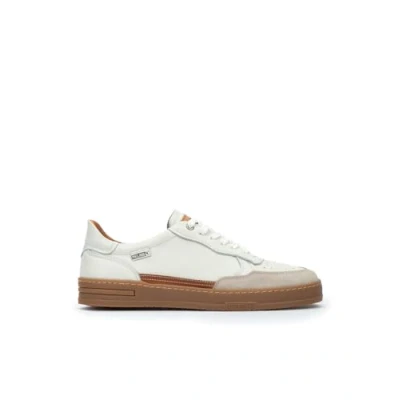 Afbeelding van Pikolinos Sneakers laag Off white, Heren, Maat: 46, white Leer