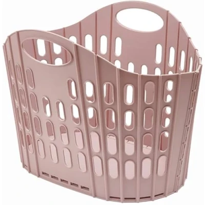 Afbeelding van Addis Wasmand, opvouwbaar, plat, roze, 38 liter