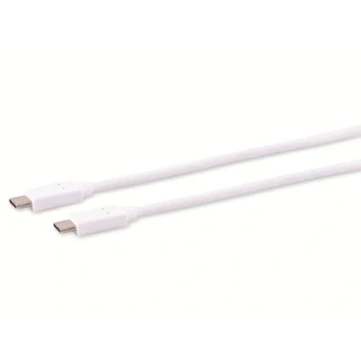 Afbeelding van USB C naar kabel USB3.2 (tot 20 Gbit/s) PD tot 20V/3A video 4K 60Hz / wit 0,25 meter