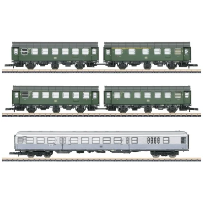 Afbeelding van Märklin 87074 Z 5 delige set personenrijtuigen omkeertrein van de DB, MHI