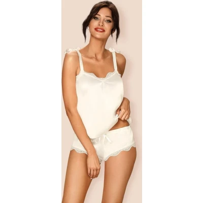 Afbeelding van Obsessive Prima Neve Top &amp; Slipje Wit L/XL
