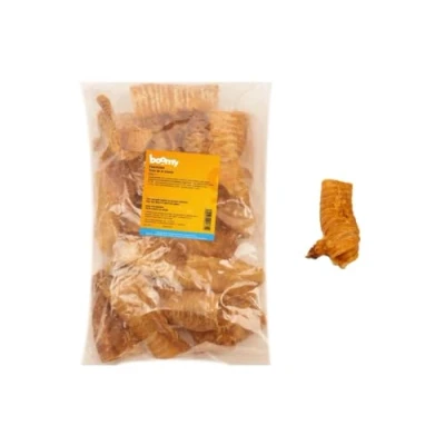 Afbeelding van Boomy Vleeskokers 100% gedroogde runderluchtpijp Hondensnack Natuurlijke kauwsnack voor honden 500g