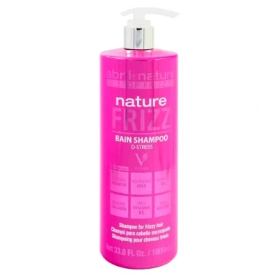 Afbeelding van abril et Nature Frizz Professional Shampoo voor krullend haar hydrateert en houdt glad zachter glanzend veganistische behandeling anti kroes 1000 ml