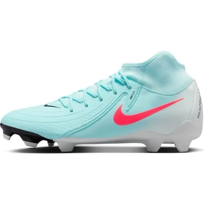 Afbeelding van Nike Performance Phantom LUNA II Academy FG/MG Voetbalschoenen met kunststof noppen, Heren, Maat: 36.5, Mint/atomic red/off noir