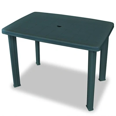 Afbeelding van Ipae Progarden S.P.A. 78008 Rechthoekige tafel 101 x 68 72 cm Spotgroen, Hars