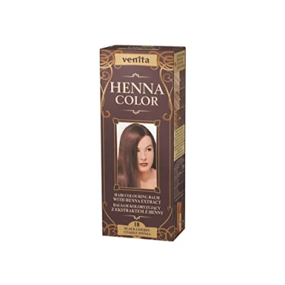 Afbeelding van Venita, Haarkleur, Henna Kleurende Lotion Van 18ack Kers 75Ml (18 Zwarte kers)