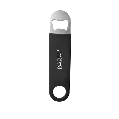 Afbeelding van BarUp Zwarte bar blade met antislip grip 180x40mm ideaal voor flair bartending