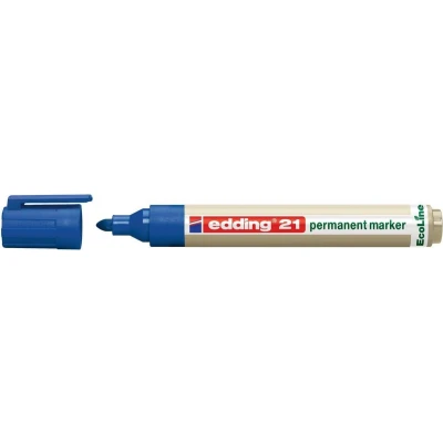 Afbeelding van Edding permanent marker Ecoline e 21 blauw