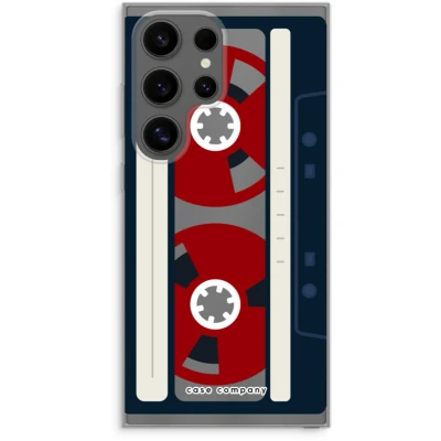 Afbeelding van Case Company® hoesje geschikt voor Samsung Galaxy S24 Ultra Here&#039;s your tape Soft Cover Telefoonhoesje Bescherming aan alle Kanten en Schermrand