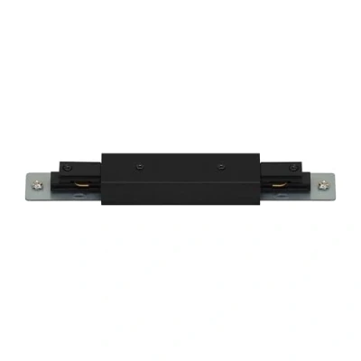 Afbeelding van BRILONER Rail Railverlichting Verlengelement 230V stroomvoorziening railsysteem 20.5 cm zwart