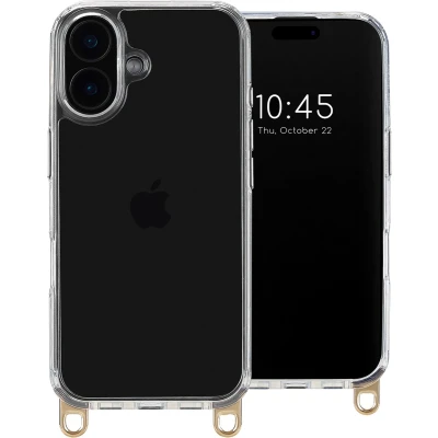 Afbeelding van Selencia Hoesje Geschikt voor iPhone 16 Cord Case zonder koord Transparant