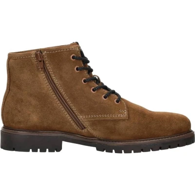Afbeelding van bugatti Veterboots, Heren, Maat: 44, Braun Veloursleer