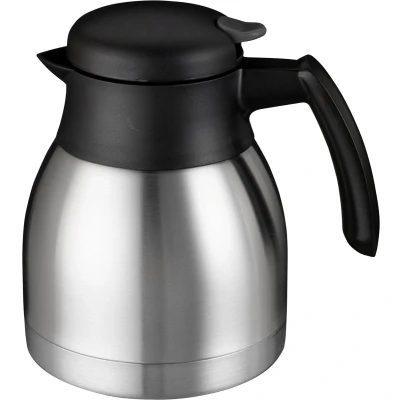 Afbeelding van Thermoskan Bravilor dubbelwandig 1 liter RVS zwart