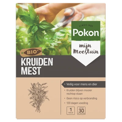 Afbeelding van Kruiden mest Pokon 1 kg (Voor 30 planten, Biologisch)