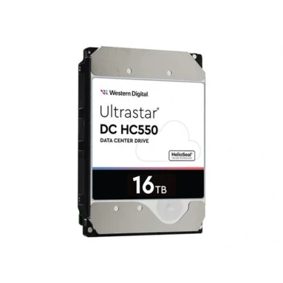 Image de WD Ultrastar DC HC550 WUH721816AL5204 Disque dur 16 To interne 3.5&quot; SAS 12Gb/s 7200 tours/min mémoire tampon : 512 Mo