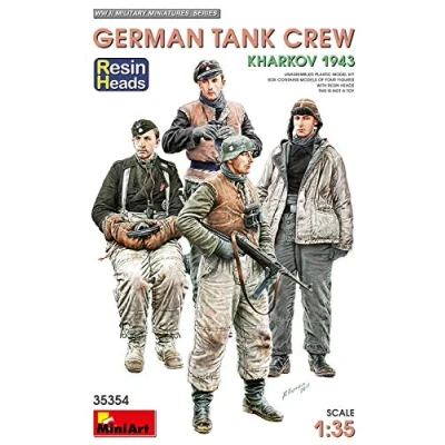 Afbeelding van 1:35 MiniArt 35354 German Tank Crew Kharkov 1943 Plastic Modelbouwpakket