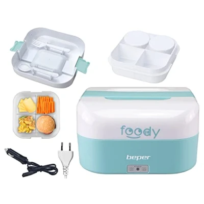 Afbeelding van Beper BC.160 Lunchbox met verwarmingsfunctie in 2 verschillende kleuren