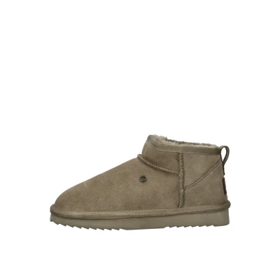 Afbeelding van Warmbat Australia Durack Snowboots, Dames, Maat: 36, Groen Veloursleer